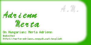 adrienn merta business card